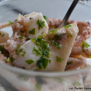 Verrine de Poulpe à la méditerranéenne