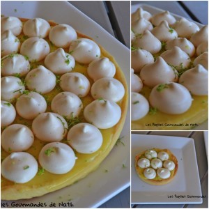 Tarte citron aux petites meringues