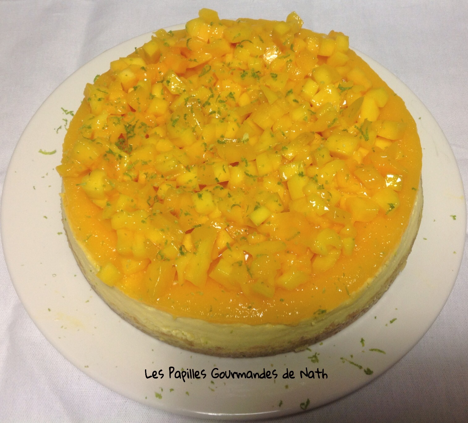 Cheesecake Fruits de la passion mangue