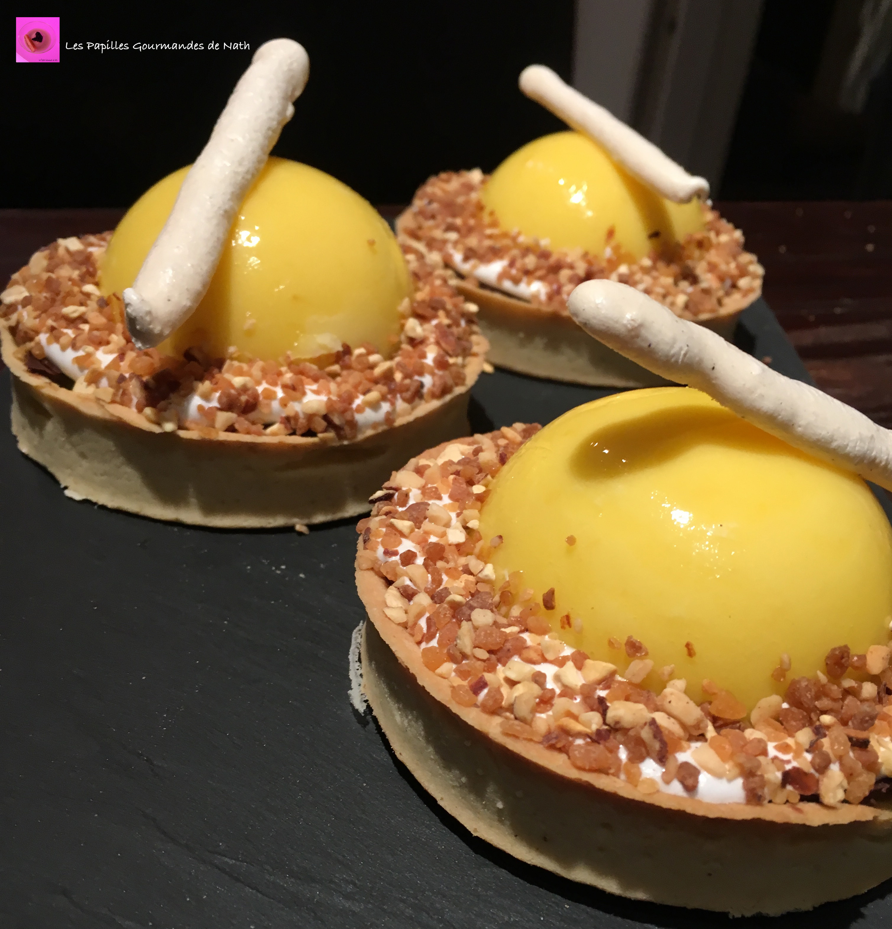 Tarte Dôme citron et crème Mojito