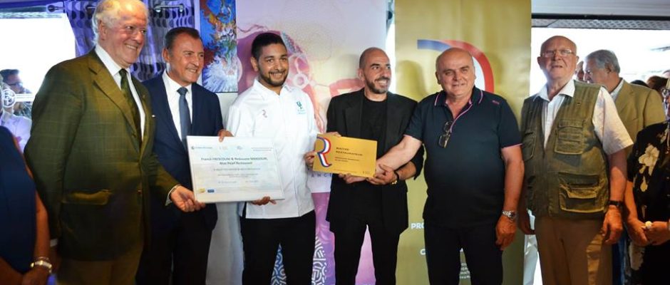 Remise du titre de Maître Restaurateur au Chef Rédouane Mansouri au Restaurant le Blue Pearl